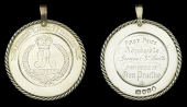 Sidmouth Loyal Artillery Medal circa 1801, a circular engraved medal with integral roped border, 66mm, silver,...