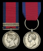 Pair: Private Thomas Wilkinson, Royal Horse Guards, who was severely wounded at Waterloo

Military General Service...