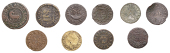 17th Century Tokens, KENT, Milton-next-Sittingbourne, William Allen, Farthing, 0.94g/6h (N 2676; BW. 428); Pluckley,...