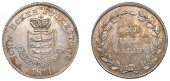 19th Century Tokens, KENT, Folkestone, John Boxer, Shilling, 1811, crowned arms, rev. value in wreath, edge grained,...