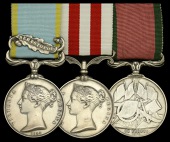 Three: Paymaster Lieutenant-Colonel C. B. Roche, 34th Regiment of Foot

Crimea 1854-56, 1 clasp, Sebastopol (Capt....