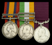 Three: Staff Sergeant Major H. Balls, Army Pay Corps, later Flying Officer, Royal Air Force, who was twice Mentioned...