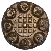 CANADA, Friends, 2009, a uniface cast bronze medal by G. Maas [Pyramid Bronze Works], eight human faces around a...