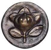 CANADA, Tachibana, 2009, a uniface cast bronze medal by G. Maas [Pyramid Bronze Works], orange citrus fruit plant,...