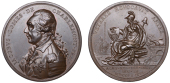 Medallions, Royal Irish Academy, 1786, a copper medal by W. Mossop, uniformed bust of the Earl of Charlemont left,...