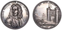 Medallions, Apprentice Boys of Derry Club (Founded 1814), a silver medal by W.S. Mossop, bust of George Walker...