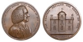 Medallions, Opening of Armagh Observatory, 1789, a bronze medal by W. Mossop, bust of Baron Rokeby right, rev....