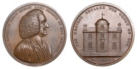 Medallions, Opening of Armagh Observatory, 1789, a bronze medal by W. Mossop, bust of Baron Rokeby right, rev....