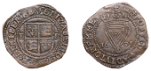 Elizabeth I (1558-1603), Third issue (1601-2), Third issue, Penny, 1601, mm. trefoil, reads hiber re, 1.97g/2h (S...