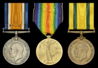 Three: Private H. T. Fuller, Middlesex Regiment

British War and Victory Medals (265232 Pte. H. T. Fuller....
