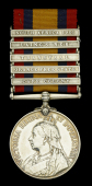 Queen’s South Africa 1899-1902, 5 clasps, Cape Colony, Orange Free State, Transvaal, Laing’s Nek, South Africa...