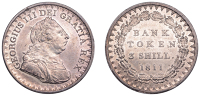 George III (1760-1820), Bank of England, Three Shillings, 1811 (ESC 2065; S 3769). Toned, good very fine	 £50-£70