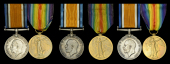 Pair: Private W. Brown, Middlesex Regiment
British War and Victory Medals (PW-5093 Pte. W. Brown. Midd’x R.)...