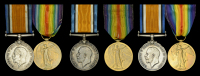 Pair: Private W. Brown, Middlesex Regiment
British War and Victory Medals (PW-5093 Pte. W. Brown. Midd’x R.)...