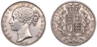 Victoria (1837-1901), Crown, 1845, edge viii, cinquefoil stops (ESC 2564; S 3882). Nearly very fine, lightly toned	...