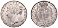 Victoria (1837-1901), Crown, 1845, edge viii, cinquefoil stops (ESC 2564; S 3882). Lightly cleaned, otherwise good...