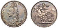 Victoria (1837-1901), Crown, 1892 (ESC 2592; S 3921). Once cleaned but since re-toned, good very fine	 £60-£80