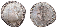 Charles I (1625-1649), Tower mint, Sixpence, Gp D, type 3a, mm. tun, no inner circles, 3.23g/3h (N 2241; S 2813)....