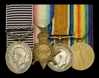 An unusual Great War D.F.M. group of four awarded to Sergeant H. R. Stubbington, Royal Air Force, late Royal Naval...