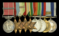 An extremely rare Second War B.E.M. and Bar group of nine awarded to Master-at-Arms N. L. Smith, one of Vernon’s...