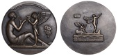 FRANCE, Cypris [Lady of Cyprus], 1925, an Art Déco cast bronze medal by C.-L.-L. Mascaux for M. Koller on behalf of...