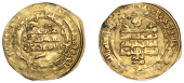 Samanid, Nasr II b. Ahmad, Dinar, 329h, al-Muhammadiya, 3.46g/6h (A 1449). Good fine	 £200-£240