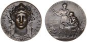 FRANCE, Centenaire du Code Civil [Centenary of the Civil Code], 1904 [struck 1905], a bronze medal by F.-C.-V. de...