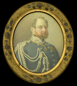 A miniature portrait of Prince Eugene Emmanuel of Savoy-Carignano (1816-88)

A fine contemporary miniature of a...