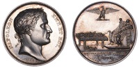 FRANCE, Souverainetés données [Given Sovereignties], 1806, a silver medal by J.-P. Droz and B. Andrieu for D.-V....