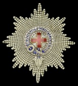 The Most Noble Order of the Garter, K.G., Knight’s breast star by Rundell Bridge & Rundell, silver, gold and...
