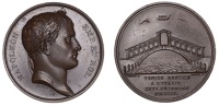 ITALY/FRANCE, Venise rendue à l’Italie [Venice Returned to Italy], 1805, a copper medal by B. Andrieu and...