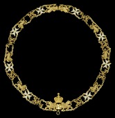 The Most Distinguished Order of St. Michael and St. George, G.C.M.G., Knight Grand Cross collar chain, of early 20th...