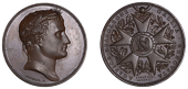 FRANCE, Institution de la Légion d’Honneur, 1804, a copper medal by B. Andrieu and L. Jaley for D.-V. Denon,...