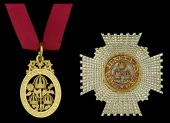 The Most Honourable Order of the Bath, K.C.B. (Civil) Knight Commander’s set of insignia, comprising sash badge,...