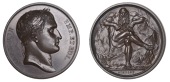 ITALY/SWITZERLAND/FRANCE, La route du Simplon terminée [Completion of the Simplon Road], 1807, a copper medal by B....