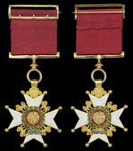 The Most Honourable Order of the Bath, C.B. (Military) Companion’s breast badge, 22 carat gold and enamels,...