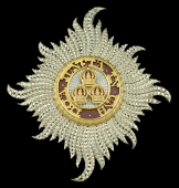 The Most Honourable Order of the Bath, G.C.B. (Civil) Knight Grand Cross breast star, circa 1970, silver with...