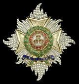 The Most Honourable Order of the Bath, G.C.B. (Military) Knight Grand Cross breast star, circa 1918, silver with...