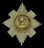 The Most Ancient and Most Noble Order of the Thistle, K.T., Knight’s breast star by Hancock, London, circa 1870,...