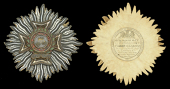 The Most Honourable Order of the Bath, G.C.B. (Military) Knight Grand Cross embroidered breast star by Delmaine &...