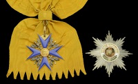 A Superb Prussian Order of the Black Eagle set of insignia attributed to H.R.H. Alphonso, Duke of Oporto

Germany,...