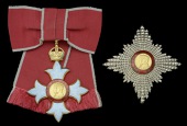 The Most Excellent Order of the British Empire, D.B.E., (Civil) Dame Commander’s 2nd type set of insignia,...
