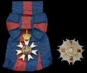 The Most Distinguished Order of St. Michael and St. George, G.C.M.G., Knight Grand Cross set of insignia, comprising...