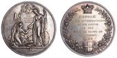ENGLAND, The Reform Bill, 1832, a silver medal by B. Wyon for the Corporation of the City of London, crowned legend...