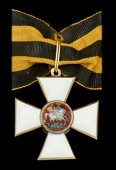 Russia, Empire, Order of St. George, Fourth Class breast badge, of slightly bulbous manufacture, 37mm, gold (56...