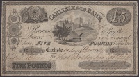 Carlisle Old Bank, for Thos Forster, Jno Forster & Co., £5, 31 December 1829, serial number D1532, signed by Jno...