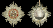 The Most Honourable Order of the Bath, G.C.B. (Civil) Knight Grand Cross breast star by Rundell Bridge & Rundell,...