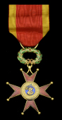Vatican, Holy See, Equestrian Order of St. Gregory the Great, Civil Division, Knight’s breast badge, by Tanfani...