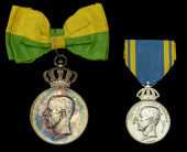 Sweden, Kingdom, Pro Patria Medal ‘For Fidelity and Diligence’, Large Silver Medal, 40mm, silver, with crown...