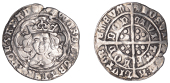 Edward IV (First reign, 1461-1470), Groat, London, class VI, mm. sun, quatrefoils by neck, fleurs on cusps and on...